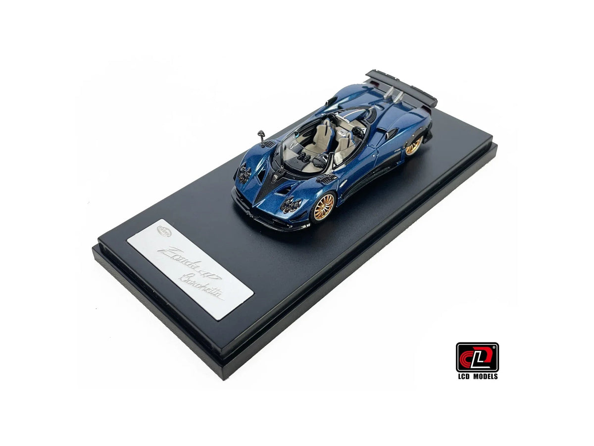 Pagani Zonda HP Barchetta, 1:64 Scale (Blue) — image 2