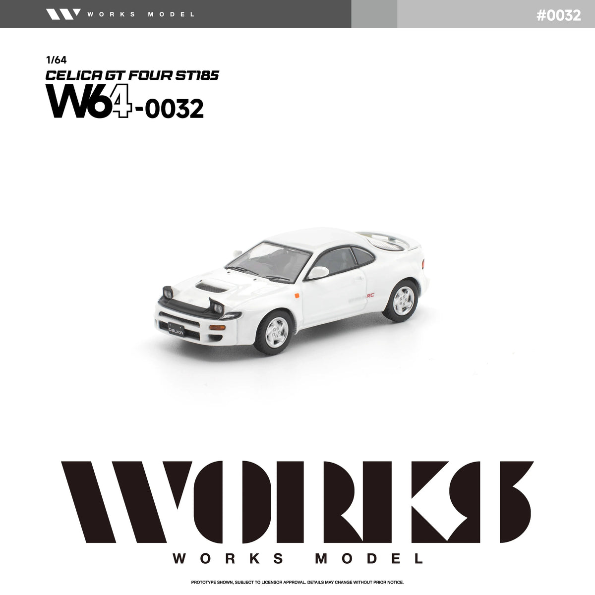 *PRE-ORDER* Toyota Celica GT Four ST-185 WRC, 1:64 Scale (White) — image 2