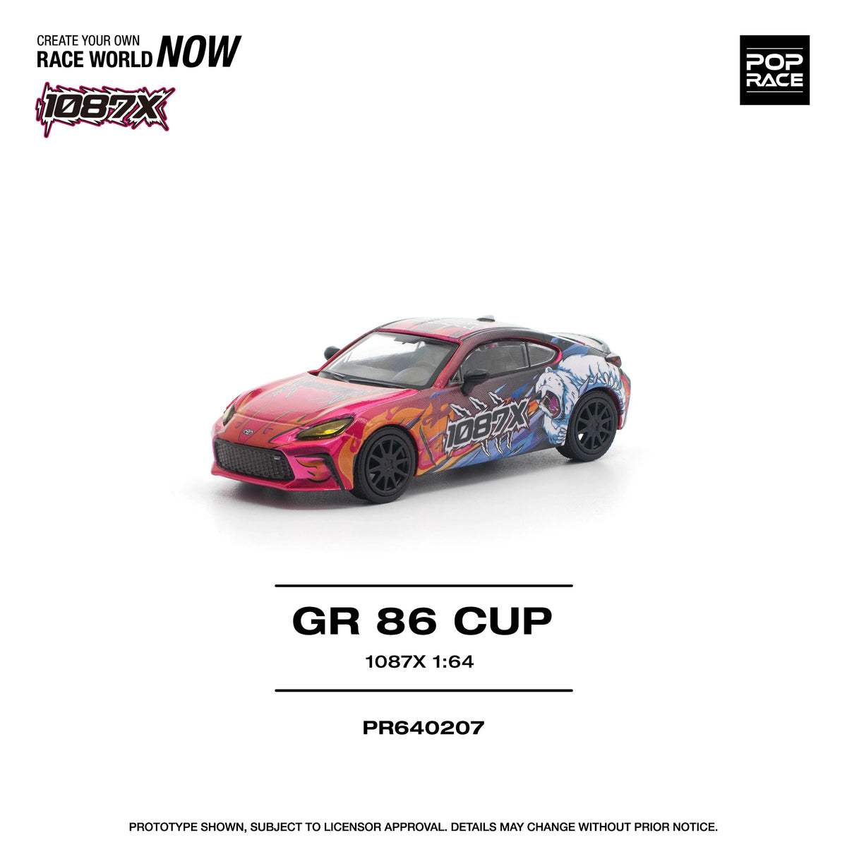 GR 86 Cup 1087X, 1:64 Scale (Red) — image 1