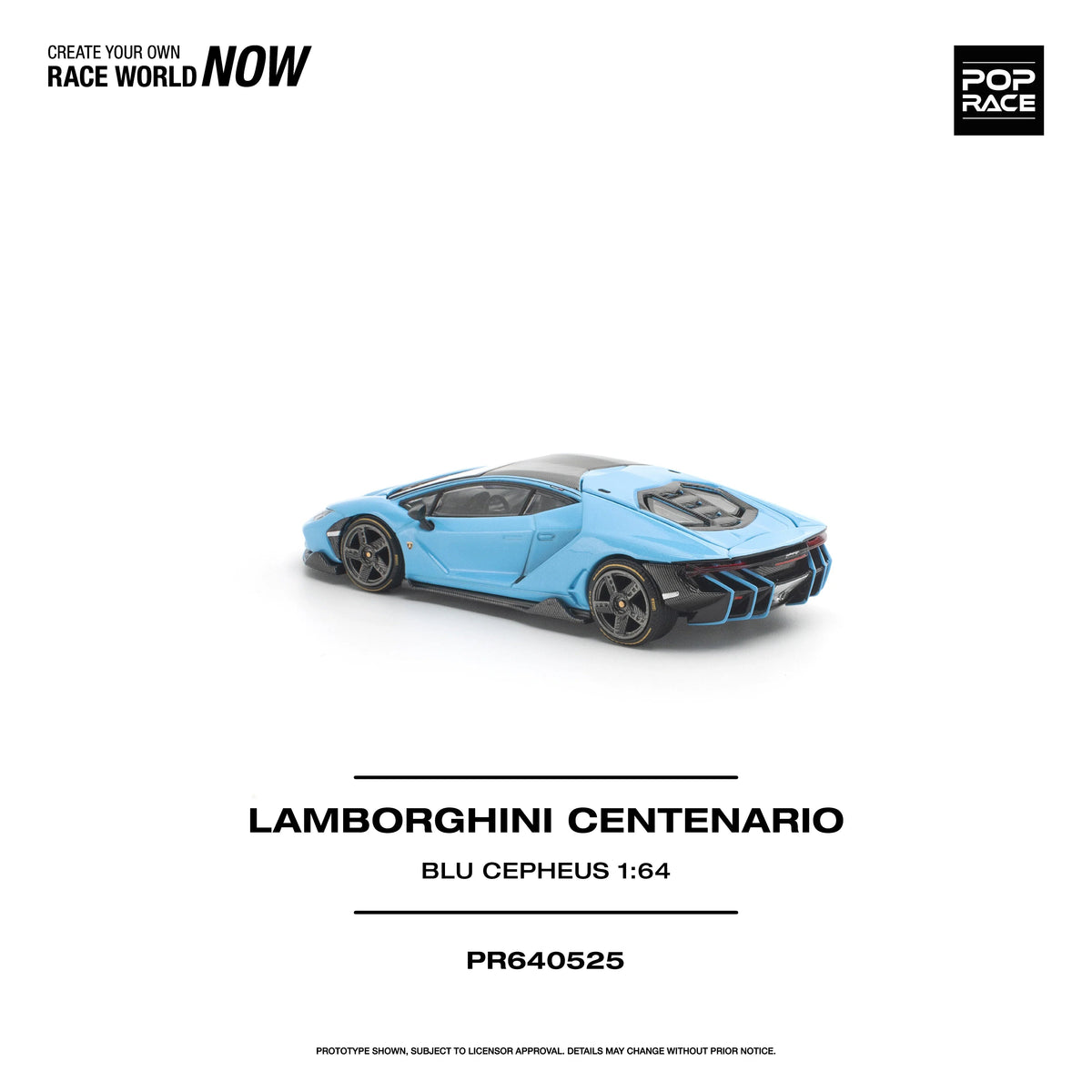 *PRE-ORDER* Lamborghini CENTENARIO BLU CEPHEUS, 1:64 Scale — image 4