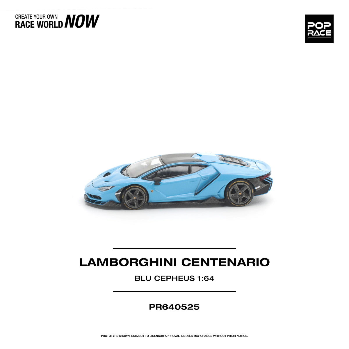 *PRE-ORDER* Lamborghini CENTENARIO BLU CEPHEUS, 1:64 Scale — image 3