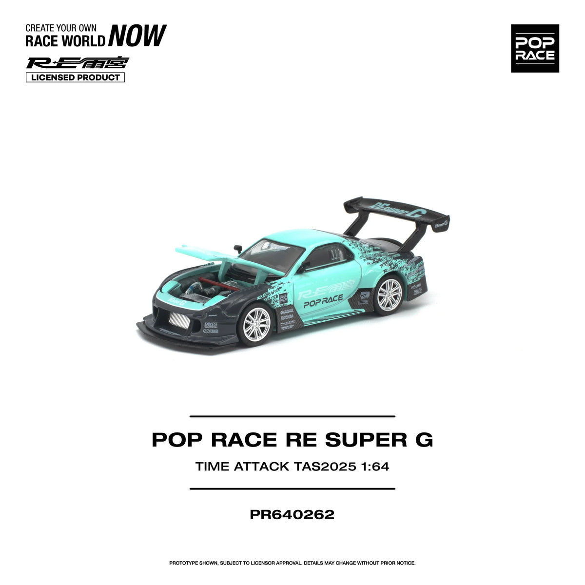 *PRE-ORDER* Pop Race RE Super G Time Attack TAS 2025, 1:64 Scale — image 3