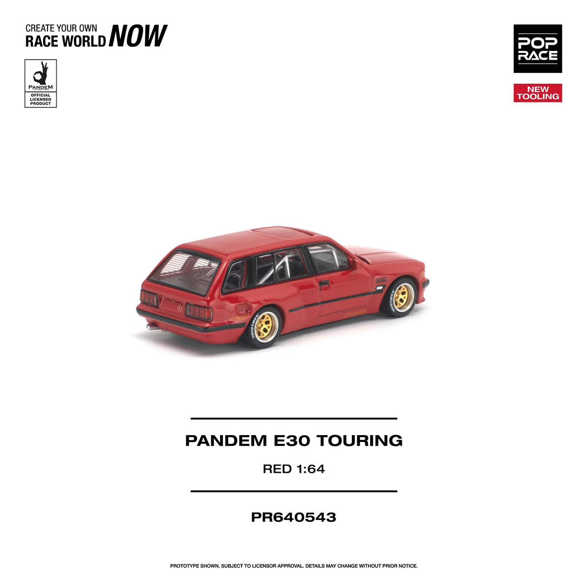 *PRE-ORDER* Pandem E30 Touring, 1:64 Scale (Red) — image 4