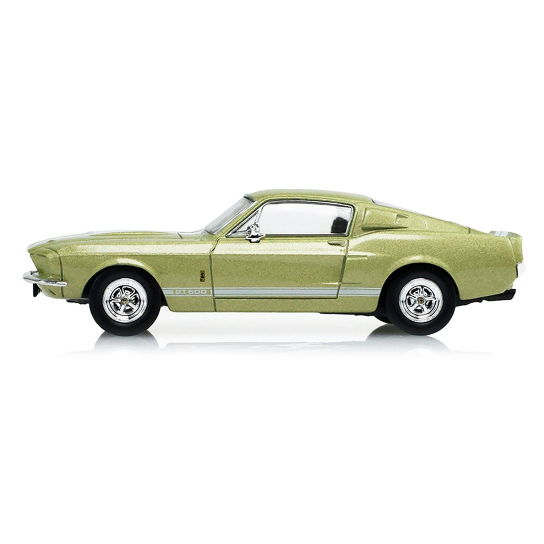 *PRE-ORDER* The Mustang Stampede Series 2 - 1967 Ford Shelby GT500 - Lime Gold, 1:64 Scale — image 2