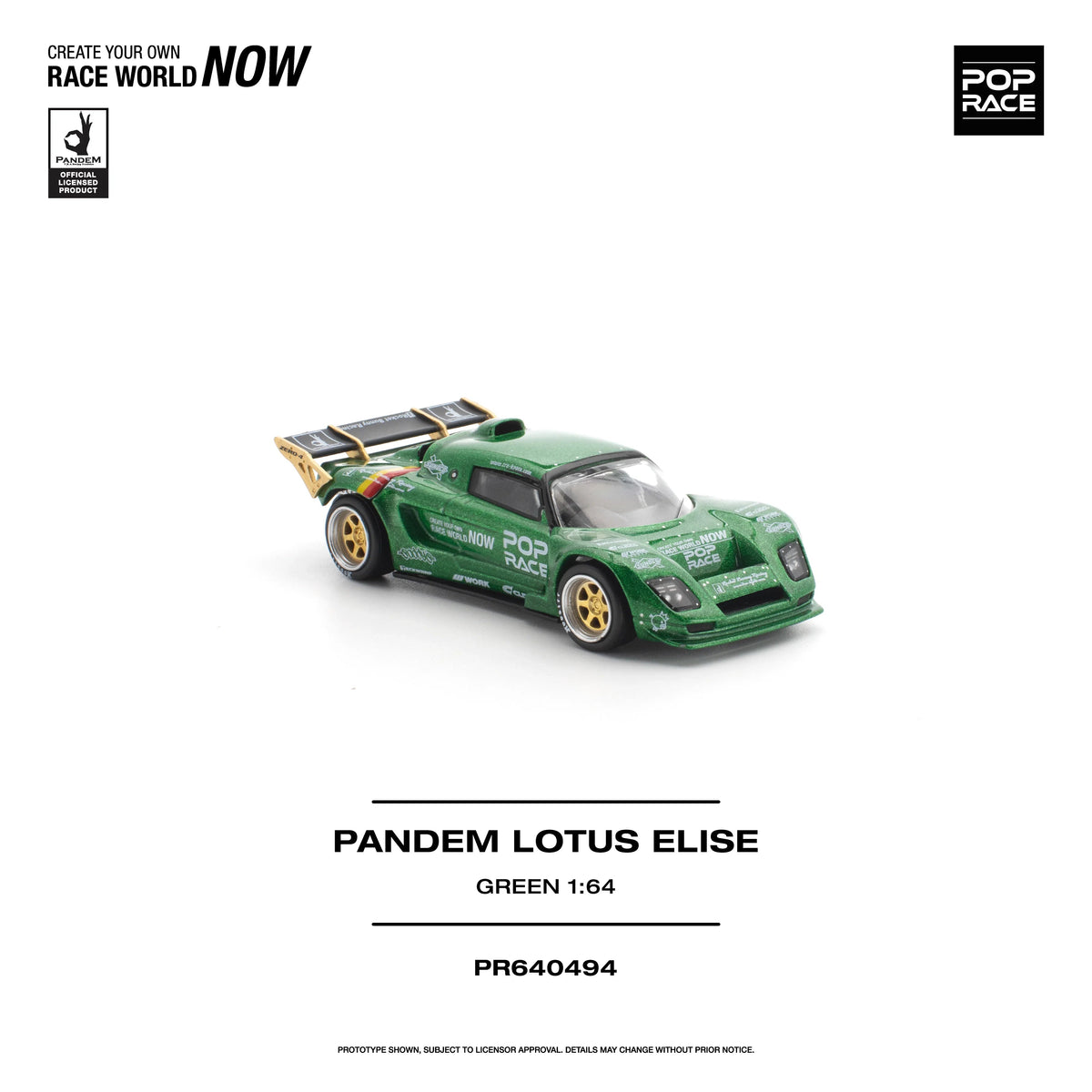 *PRE-ORDER* Pandem Lotus Elise, 1:64 Scale (Green) — image 5