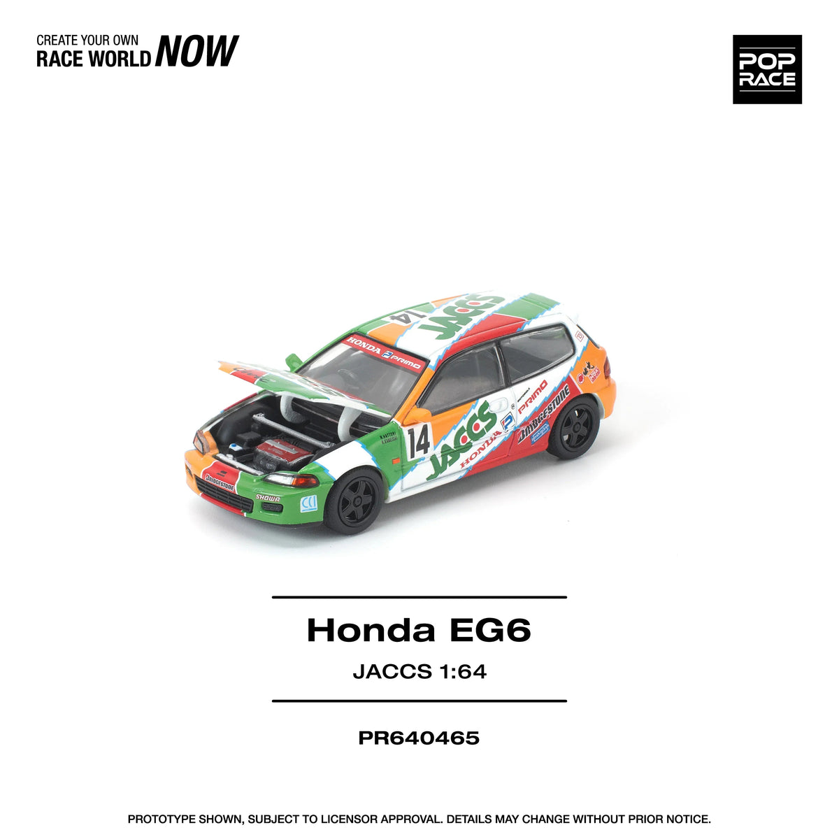 *PRE-ORDER* Honda Civc (EG6) Jaccs, 1:64 Scale — image 2