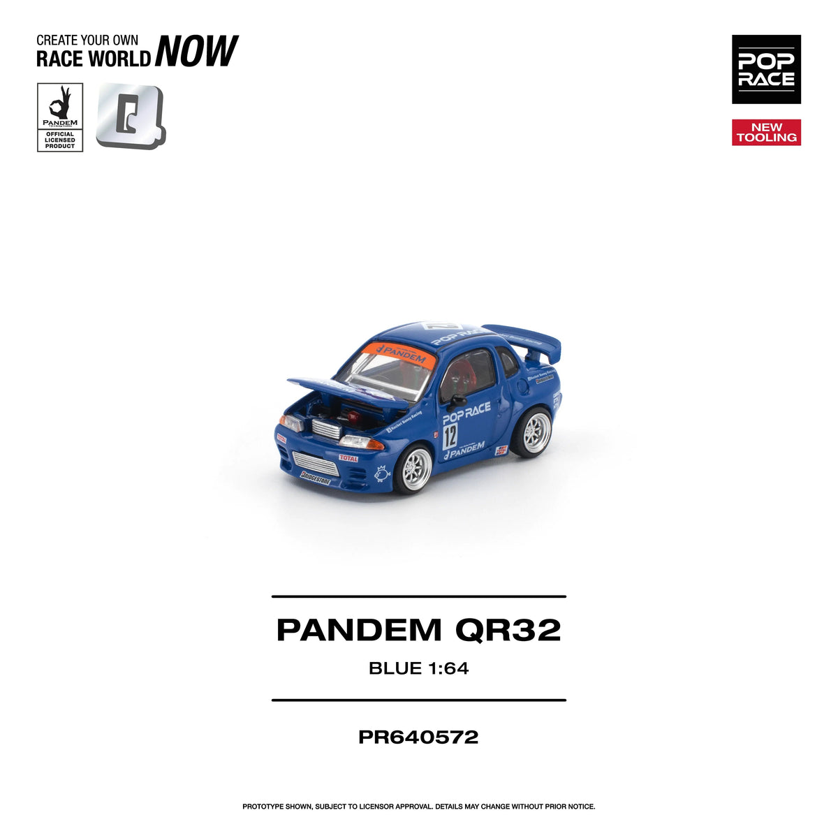 *PRE-ORDER* Pandem QR32, 1:64 Scale (Blue) — image 3