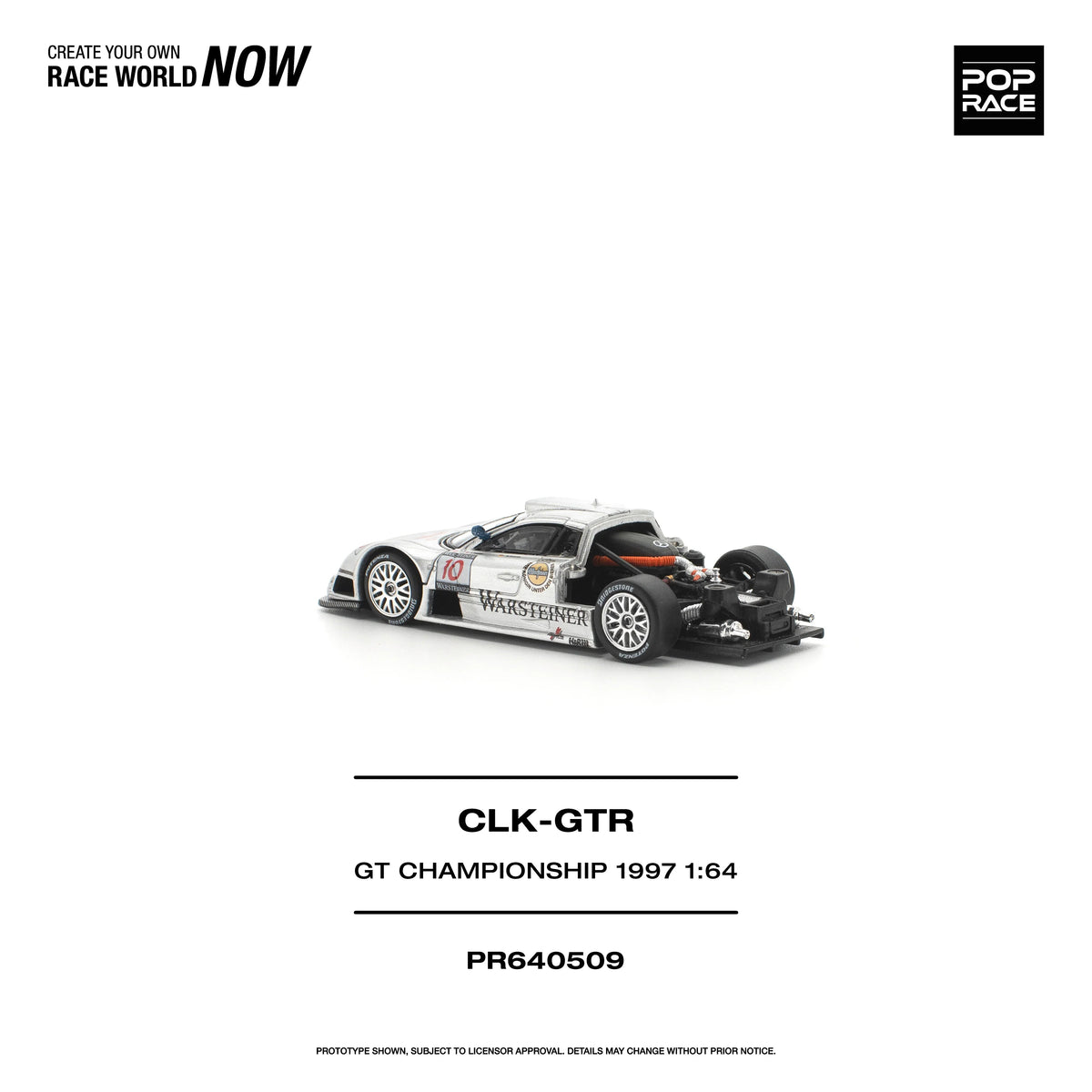 *PRE-ORDER* Mercedes-Benz AMG CLK GTR FIA GT Championship 1997, 1:64 Scale — image 3