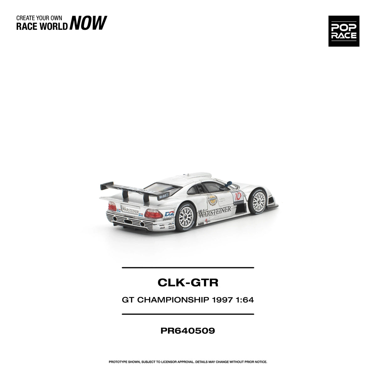 *PRE-ORDER* Mercedes-Benz AMG CLK GTR FIA GT Championship 1997, 1:64 Scale — image 4