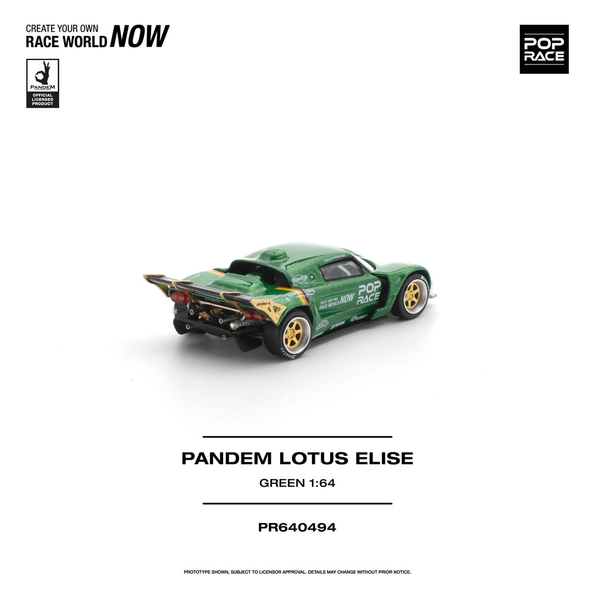 *PRE-ORDER* Pandem Lotus Elise, 1:64 Scale (Green) — image 4