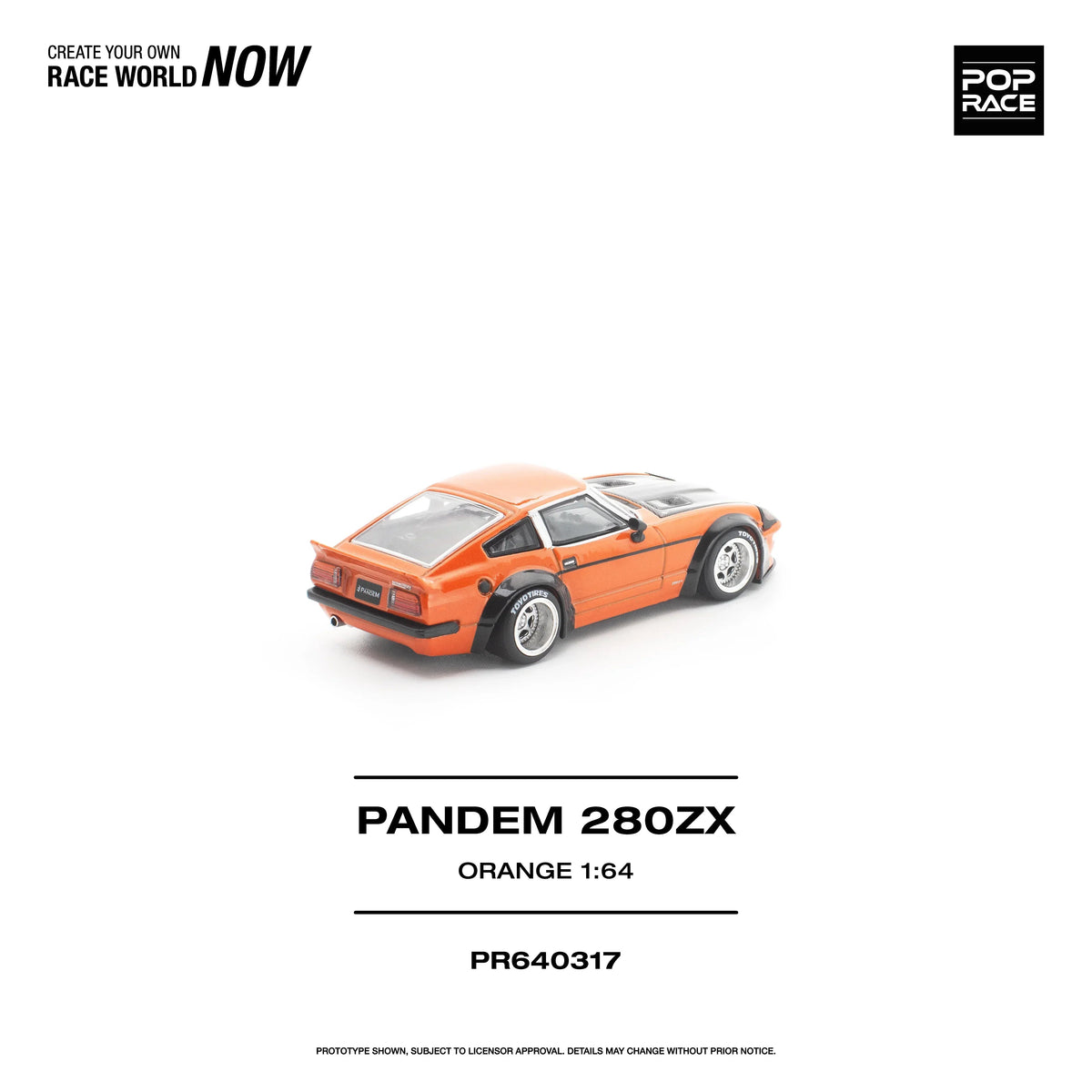 *PRE-ORDER* Pandem 280ZX, 1:64 Scale (Orange) — image 5