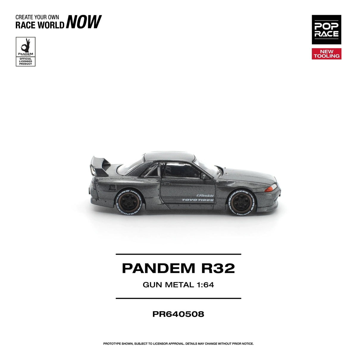 *PRE-ORDER* Pandem R32 Gun Metal New Tooling, 1:64 Scale — image 5