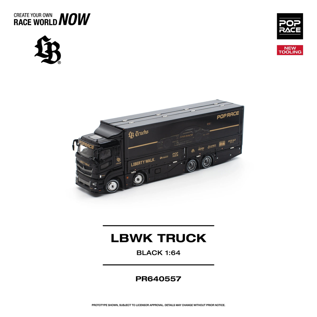 *PRE-ORDER* LBWK Truck, 1:64 Scale (Black) — image 2