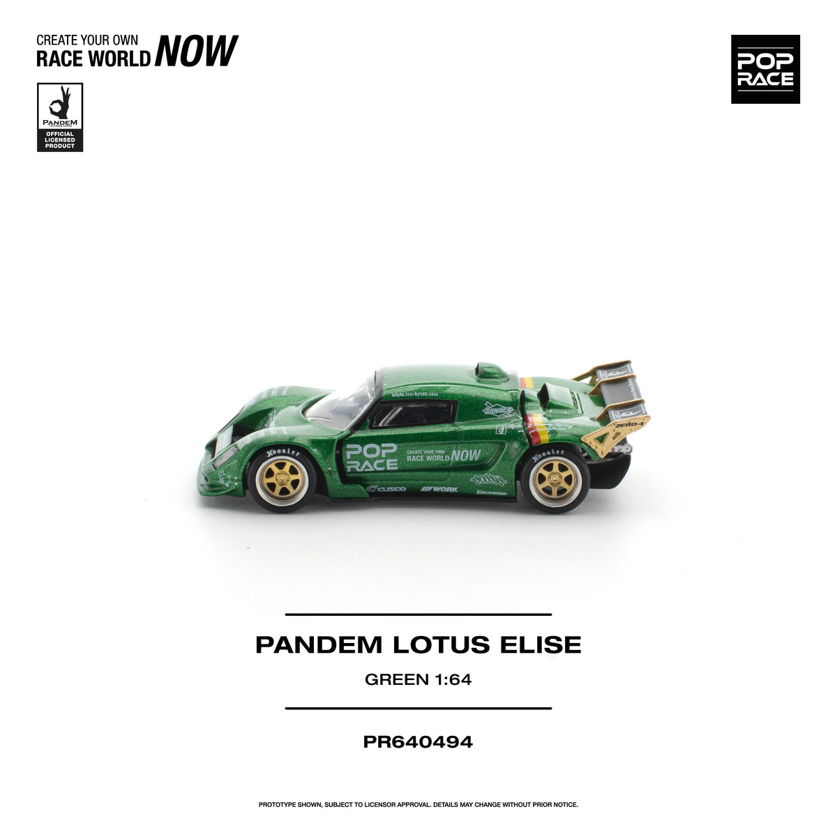 *PRE-ORDER* Pandem Lotus Elise, 1:64 Scale (Green) — image 2