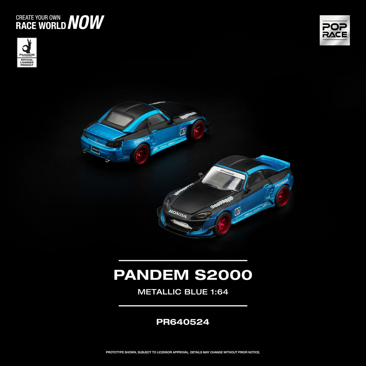 *PRE-ORDER* Pandem S2000 (Metallic Blue), 1:64 Scale — image 5