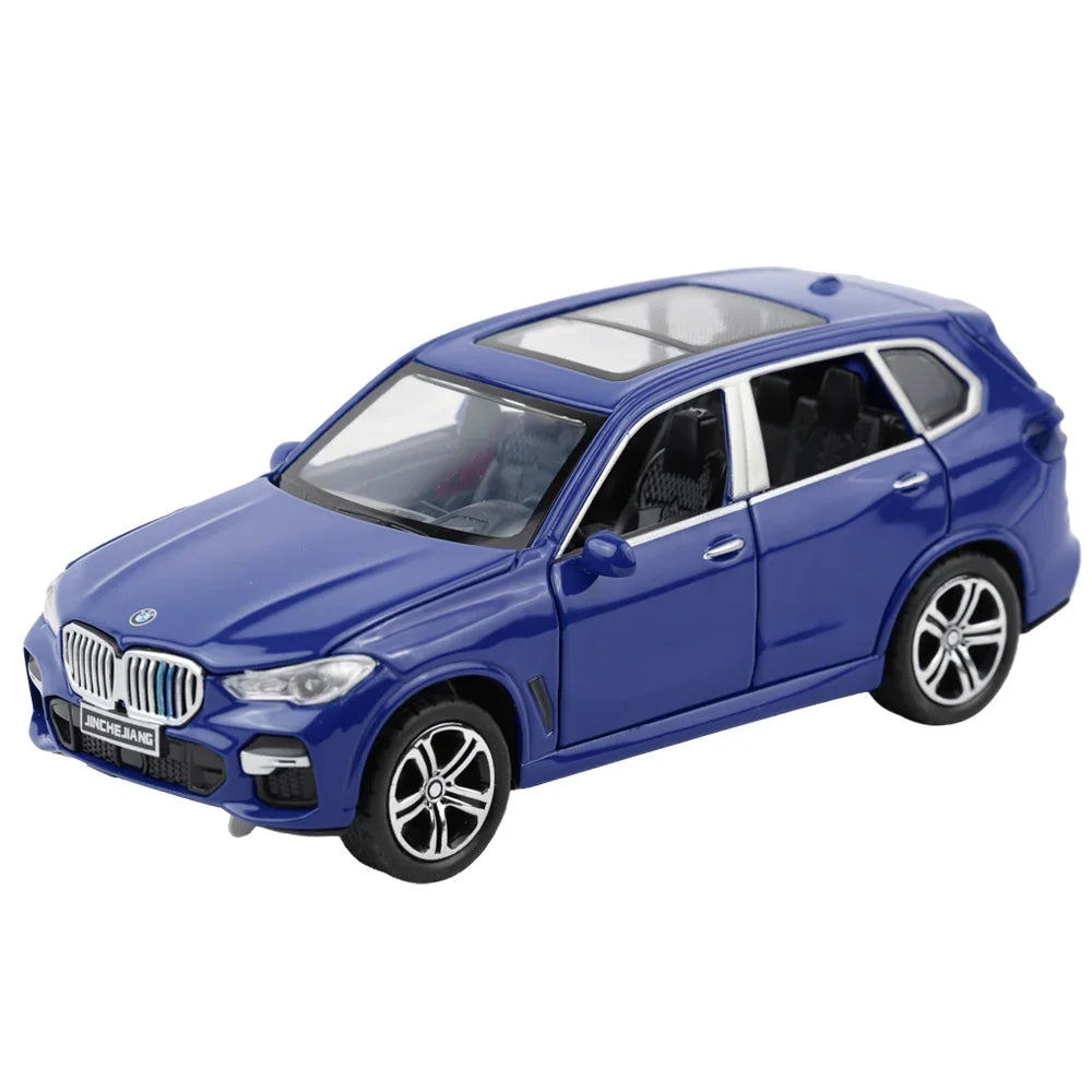 BMW X5 - Light, Sound with Openable Doors, 1:32 Scale (Blue) — image 1