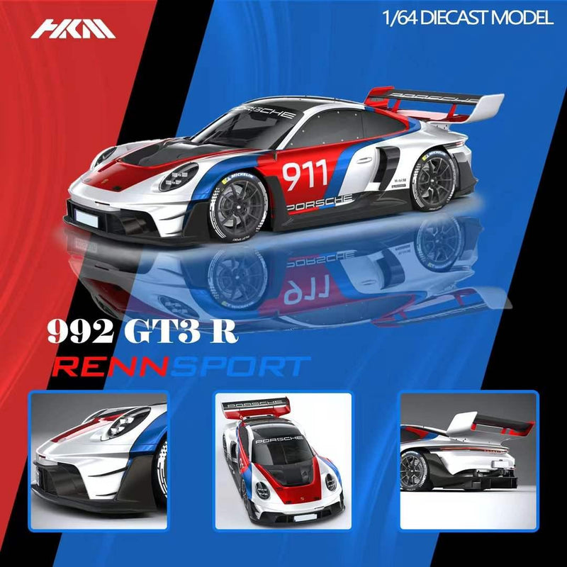 Porsche diecast 911 (992) GT3 R (Rennsport) Multicolor (Limited to 999) — image 1