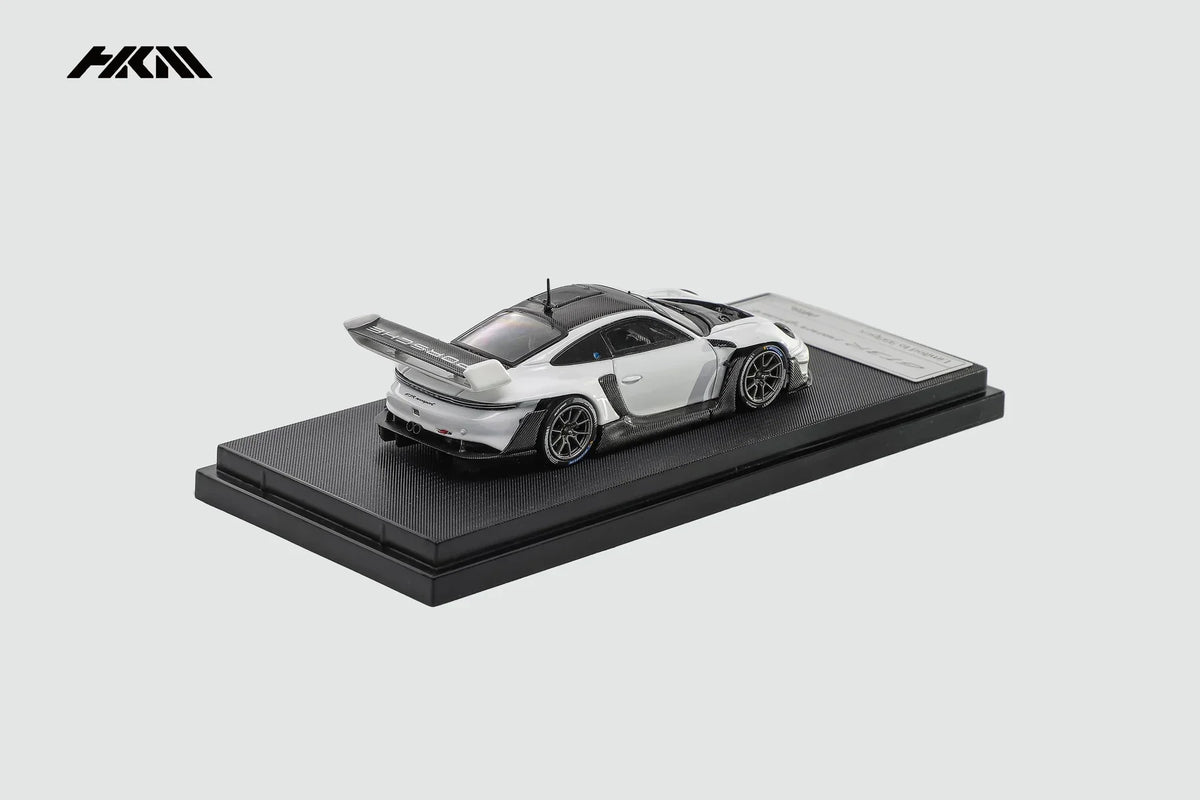 Porsche diecast 911 (992) GT3 R (Rennsport), (Limited to 999), 1:64 Scale (White) — image 3