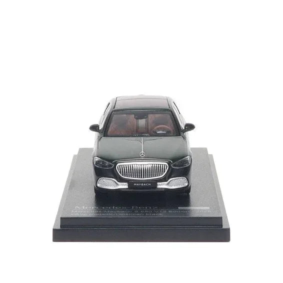 Mercedes-Benz Maybach S 680 V12 Edition - 2025, 1:64 Scale (Olive Metallic / Obsidian Black) — image 10
