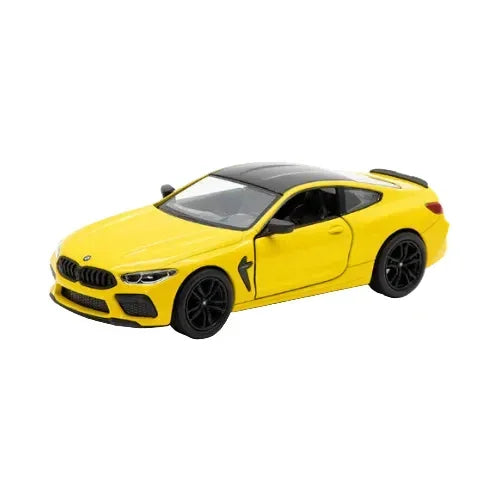 BMW M8 Competition Coupe, 1:36 Scale (Yellow) — image 1