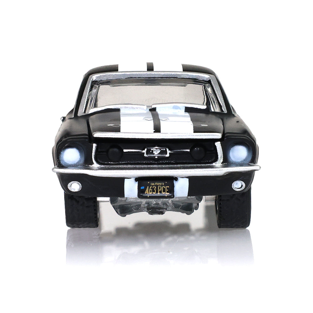 *PRE-ORDER* Hollywood Series 35 - Creed II (2018) - Adonis Creed's 1967 Ford Mustang Coupe - Black with White Stripes Solid Pack, 1:64 Scale — image 5