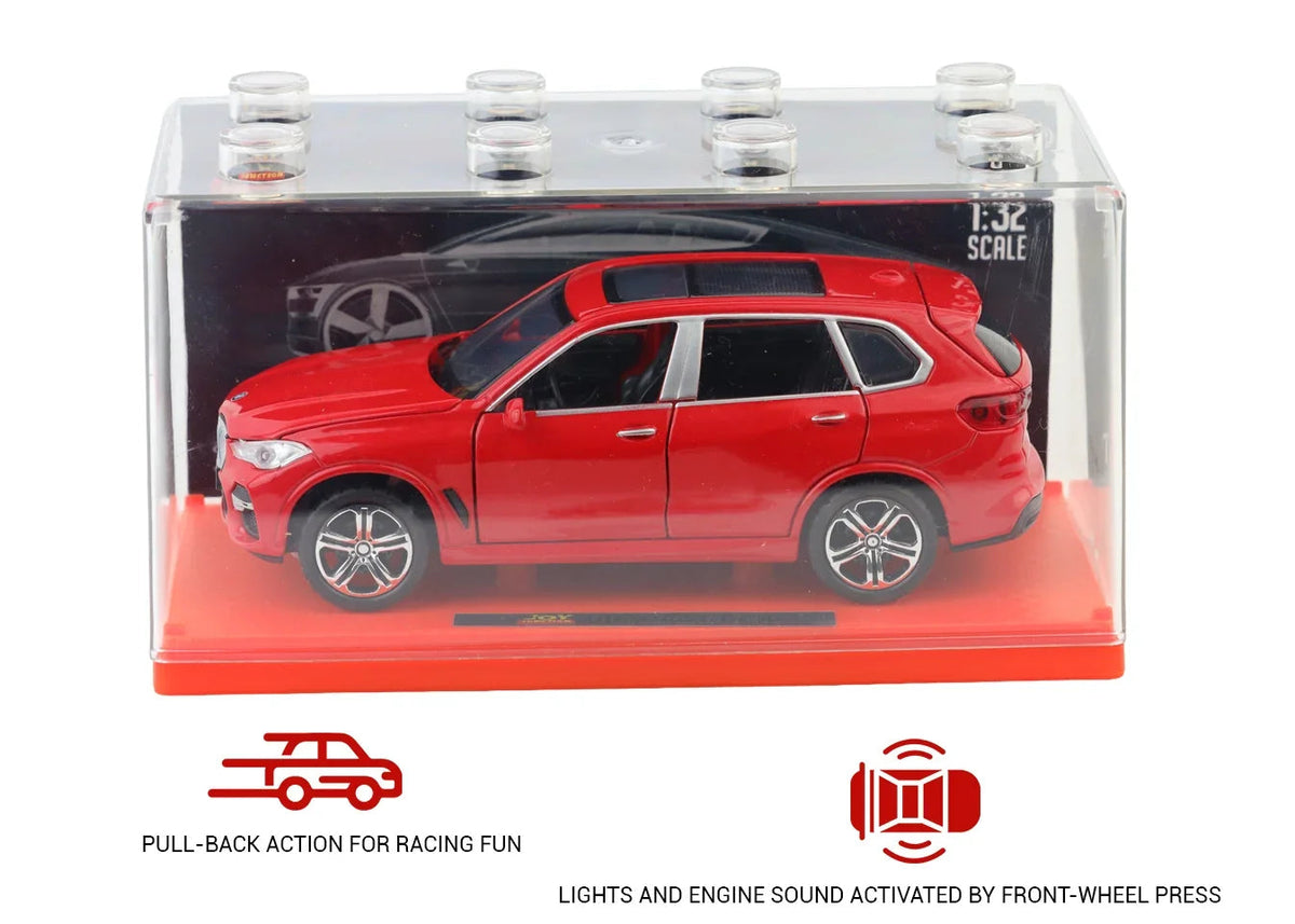 BMW X5 - Light, Sound with Openable Doors, 1:32 Scale (Red) — image 5