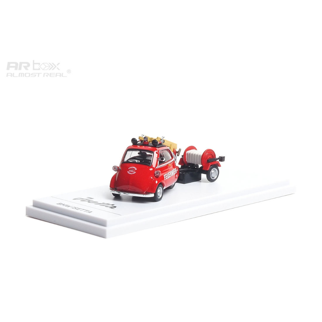 *PRE-ORDER* BMW lsetta Fire Engine set, 1:64 Scale (Red) — image 4
