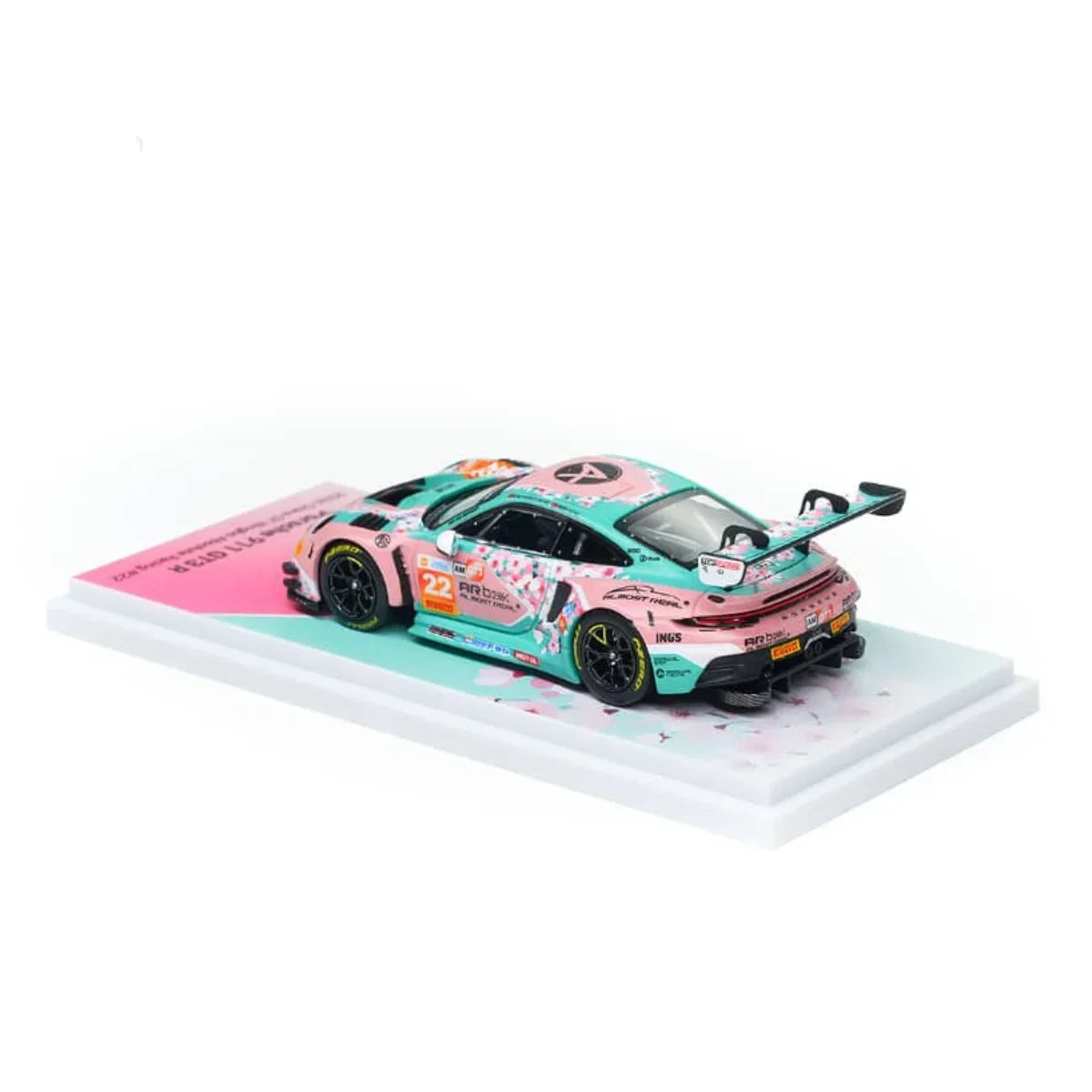 *PRE-ORDER* Porsche diecast 911 GT3 RS (992.2) 2026 China GT Ningbo Absolute Racing #22 Pink Peach Blossom Livery, 1:64 Scale — image 3