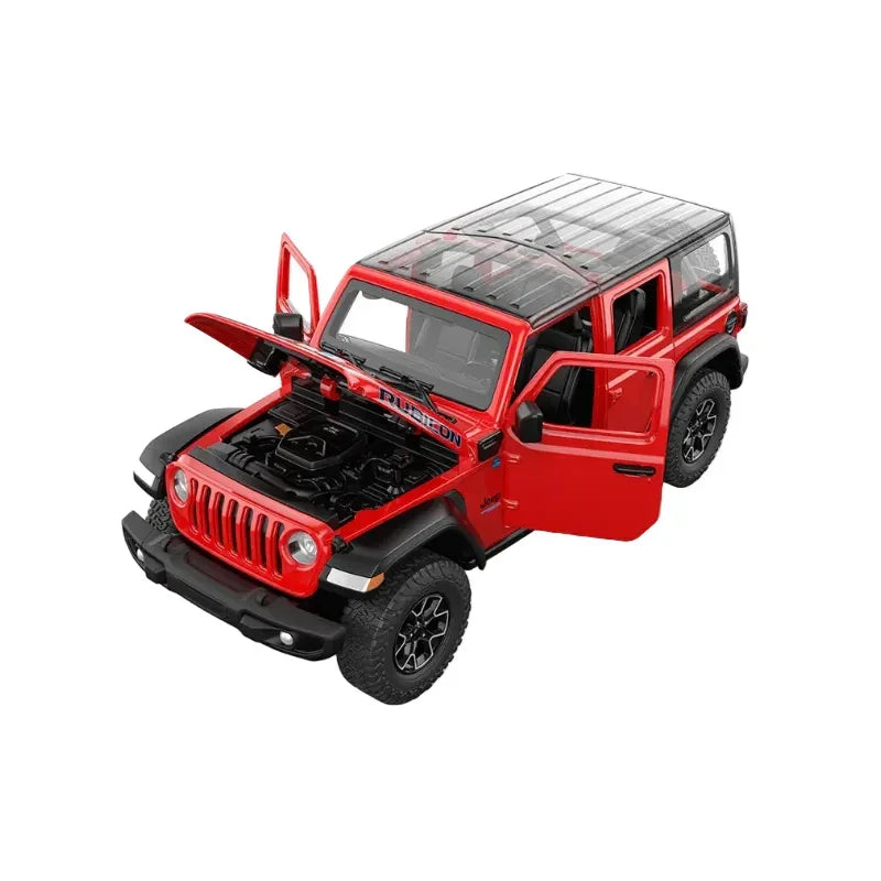 Jeep Wrangler Rubicon 4xe, 1:24 Scale (Red) — image 2