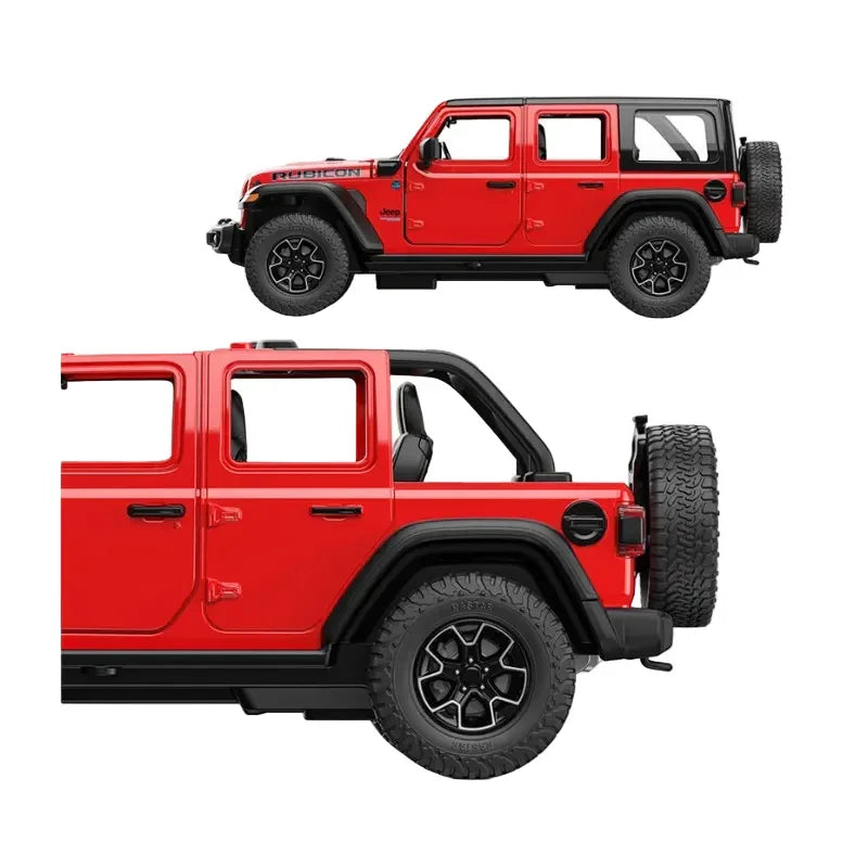 Jeep Wrangler Rubicon 4xe, 1:24 Scale (Red) — image 3