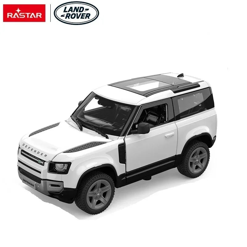 Land Rover Defender 90, 1:24 Scale (White) — image 1