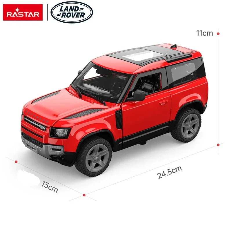 Land Rover Defender 90, 1:24 Scale (Red) — image 1