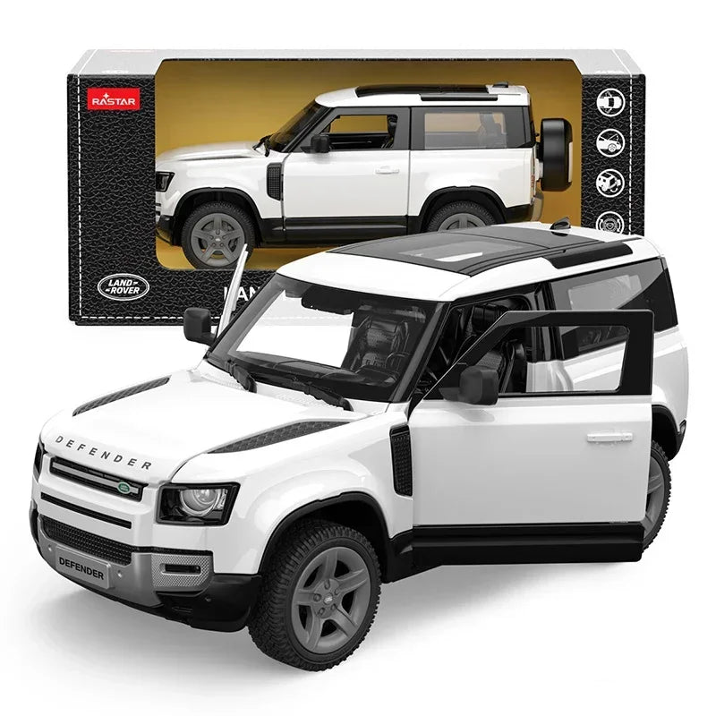 Land Rover Defender 90, 1:24 Scale (White) — image 7