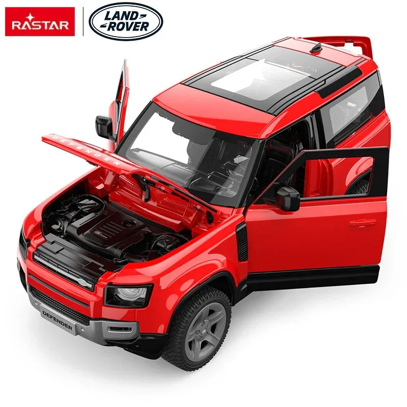 Land Rover Defender 90, 1:24 Scale (Red) — image 2