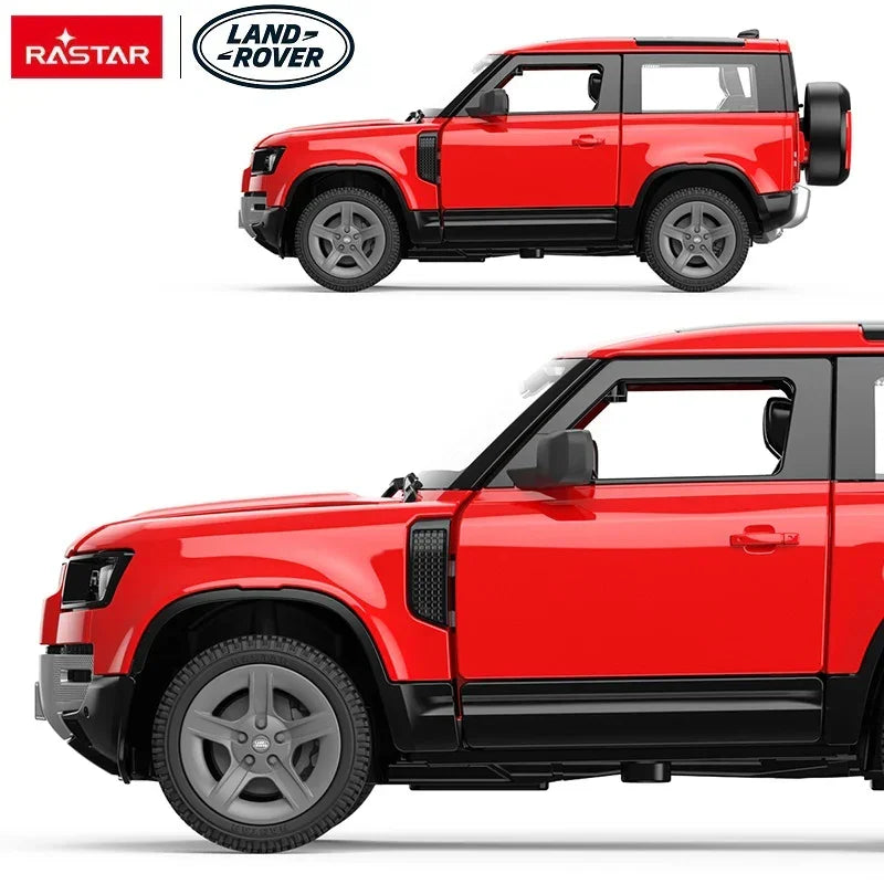 Land Rover Defender 90, 1:24 Scale (Red) — image 3