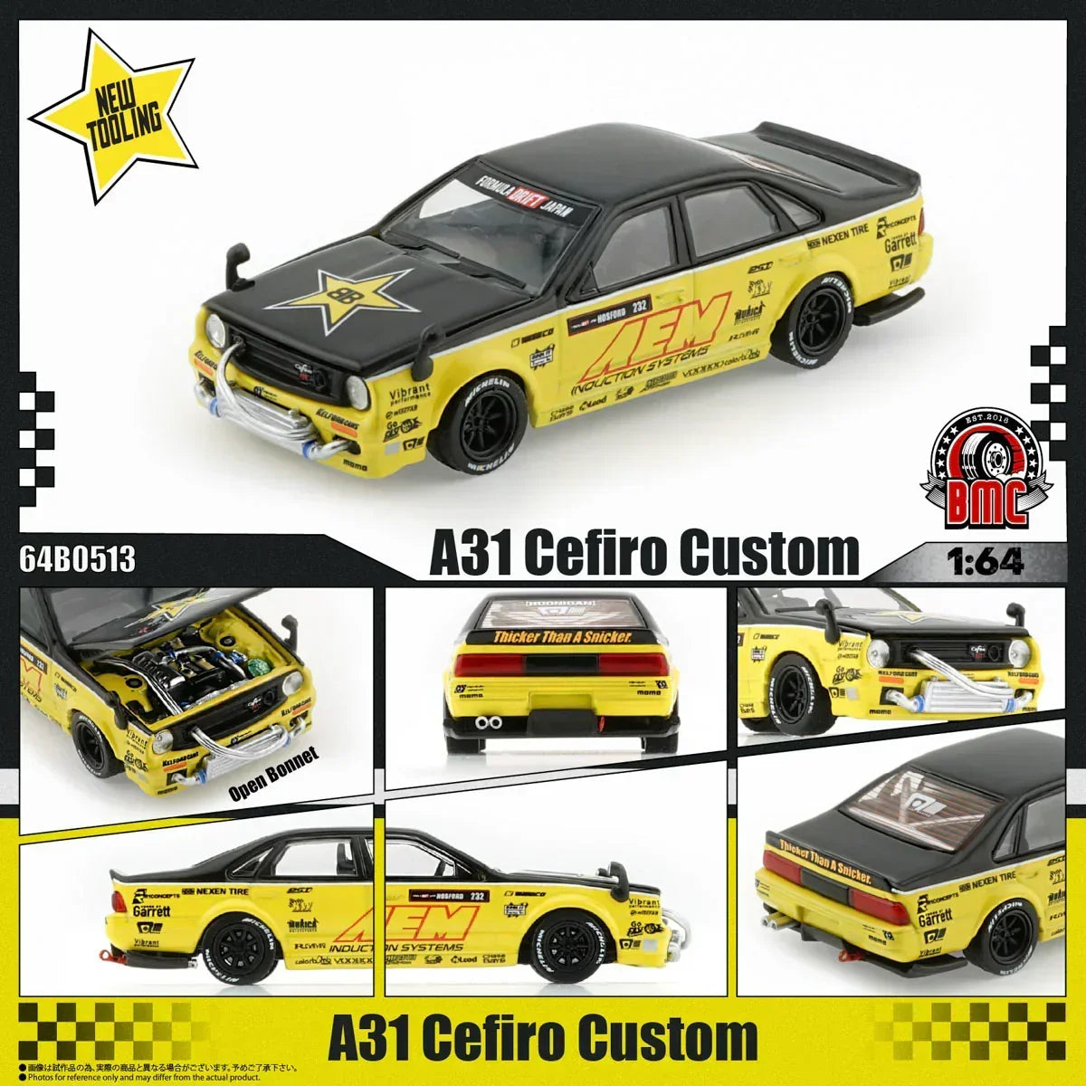 *PRE-ORDER* A31 Cefiro Custom AEM RR, 1:64 Scale — image 1