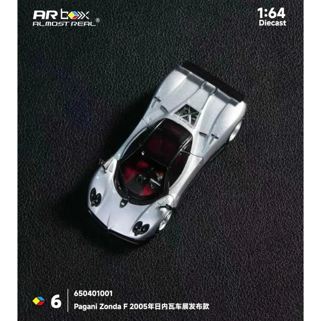 Pagani Zonda F Grigio Mercurio 2005 , 1:64 Scale — image 3