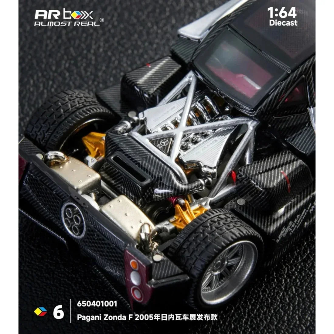 Pagani Zonda F Grigio Mercurio 2005 , 1:64 Scale — image 6