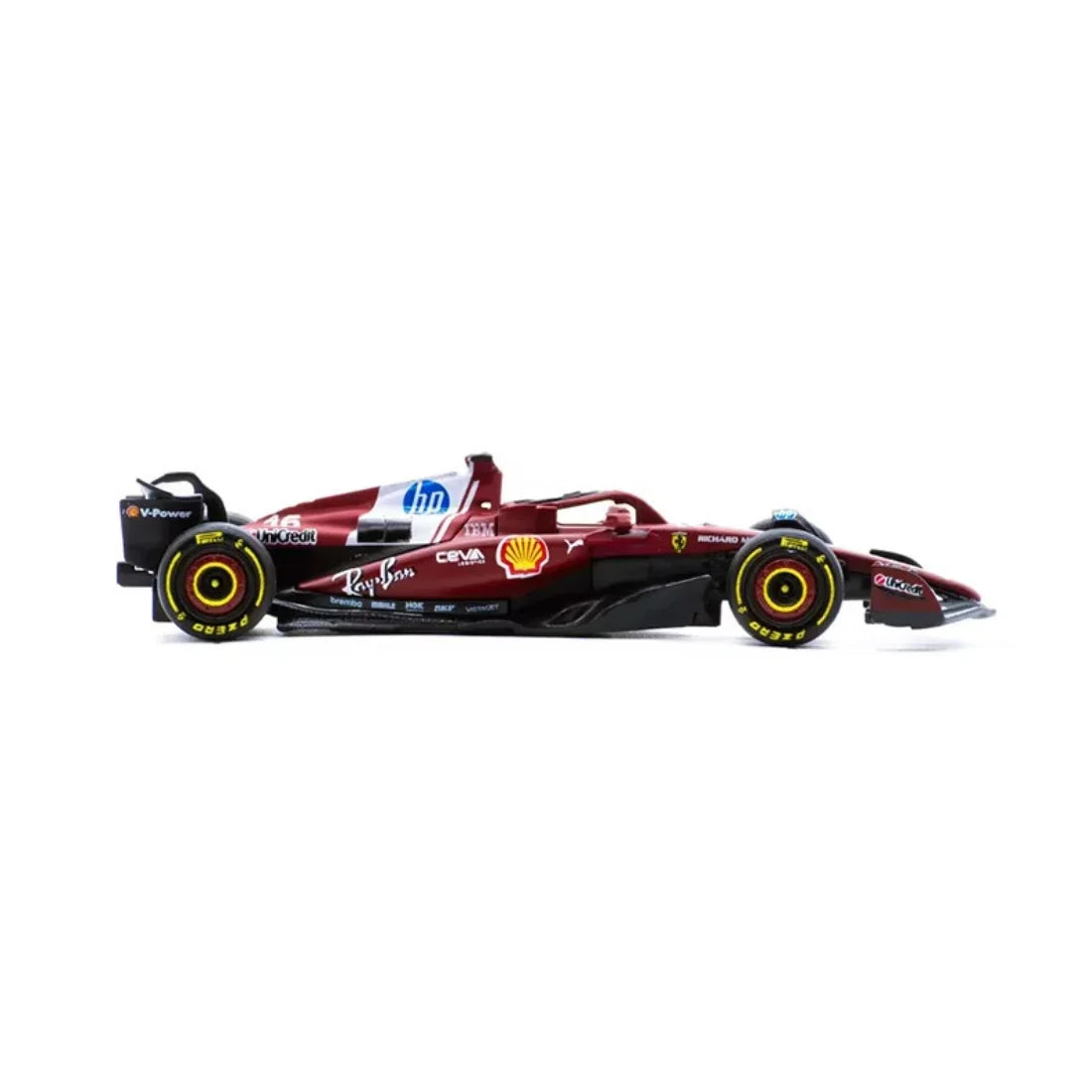 F1 Ferrari SF-25 Formula 1 Car (Charles Leclerc) #16, 1:64 Scale — image 3