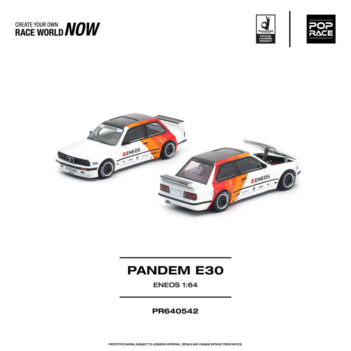 *PRE-ORDER* PANDEM E30 ENEOS, 1:64 Scale — image 1