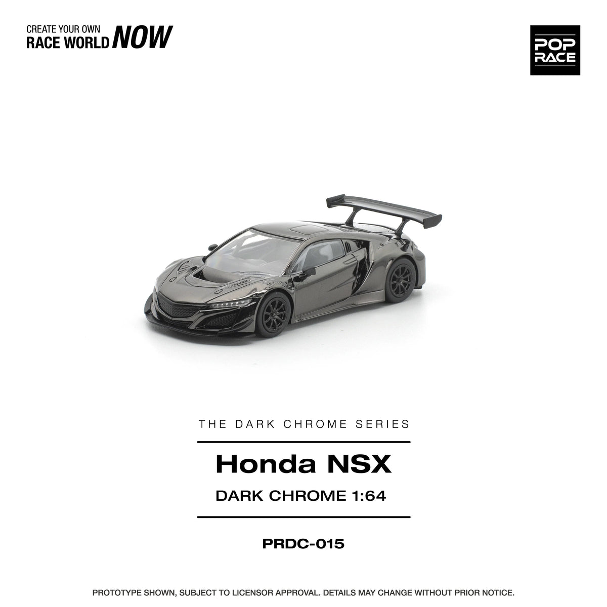 *PRE-ORDER* Honda NSX GT3 EV022, 1:64 Scale (Dark Chrome) — image 2