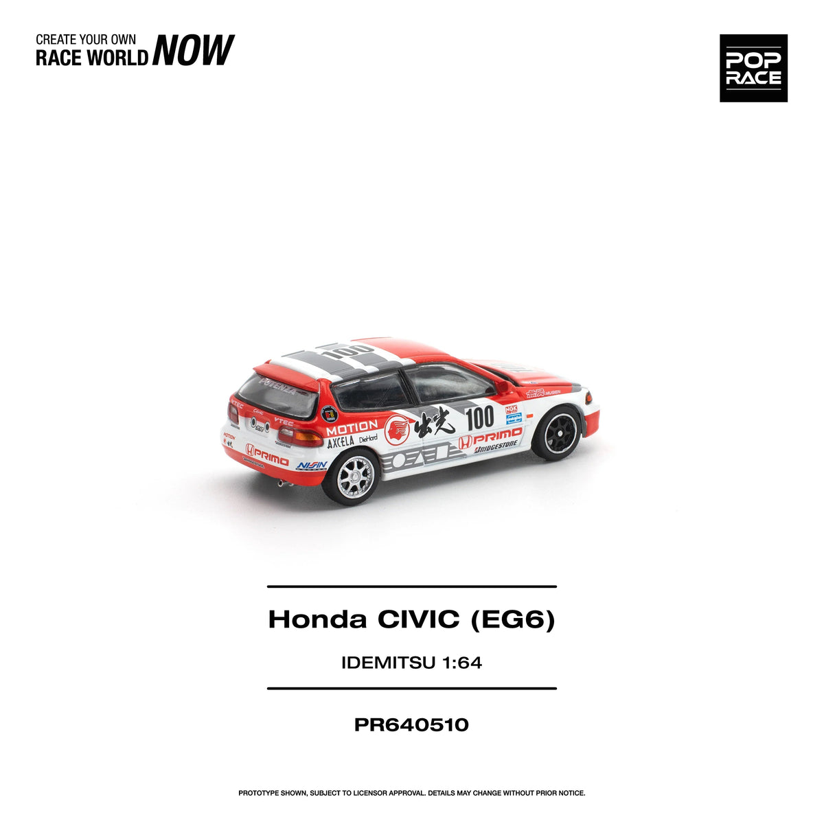*PRE-ORDER* Honda Civic (EG6) Idemitsu Motion Infinite, 1:64 Scale — image 4