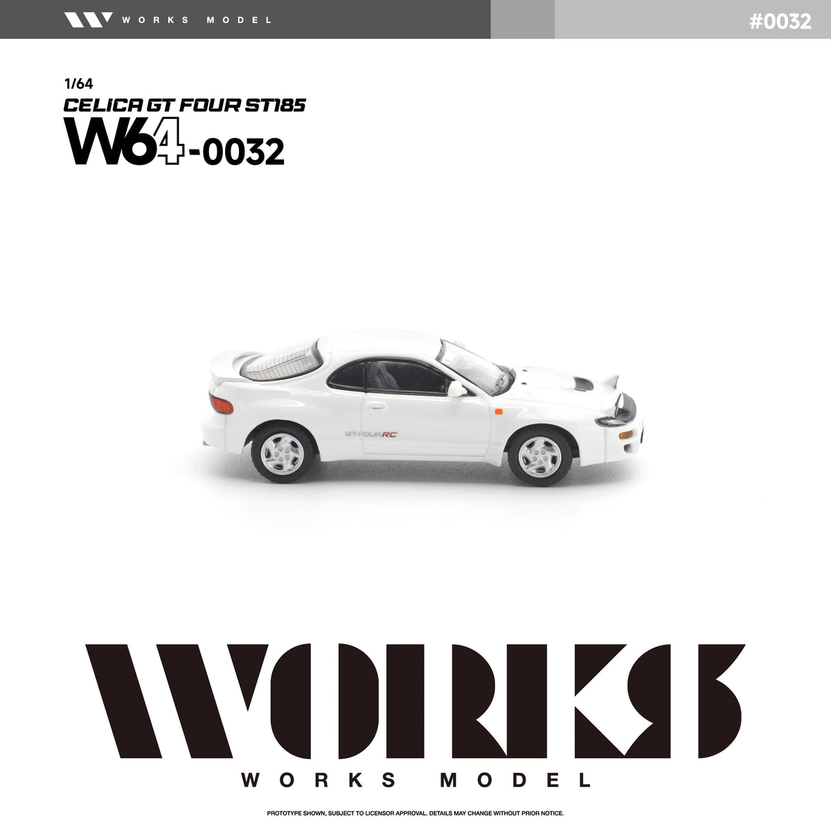 *PRE-ORDER* Toyota Celica GT Four ST-185 WRC, 1:64 Scale (White) — image 5