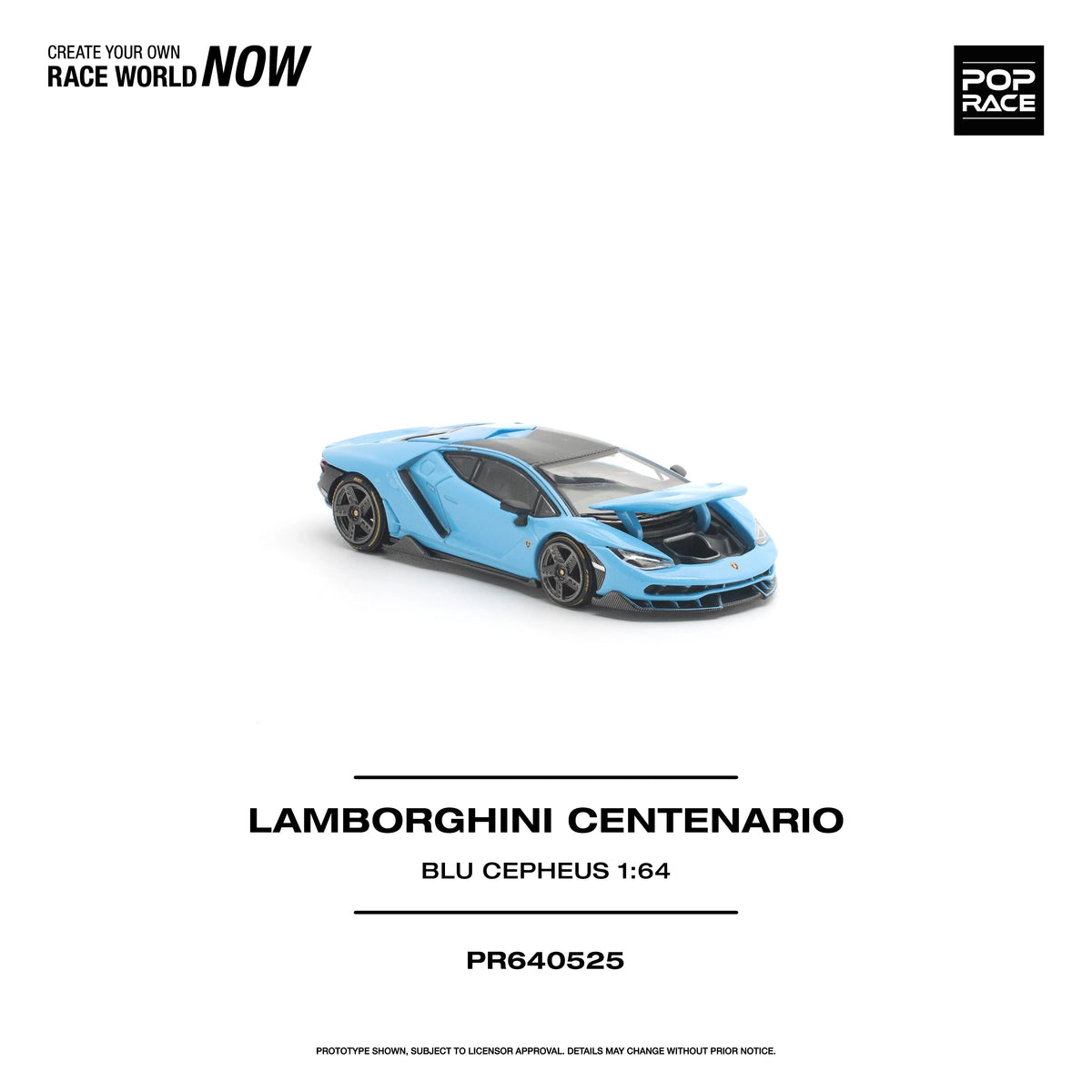 *PRE-ORDER* Lamborghini CENTENARIO BLU CEPHEUS, 1:64 Scale — image 6