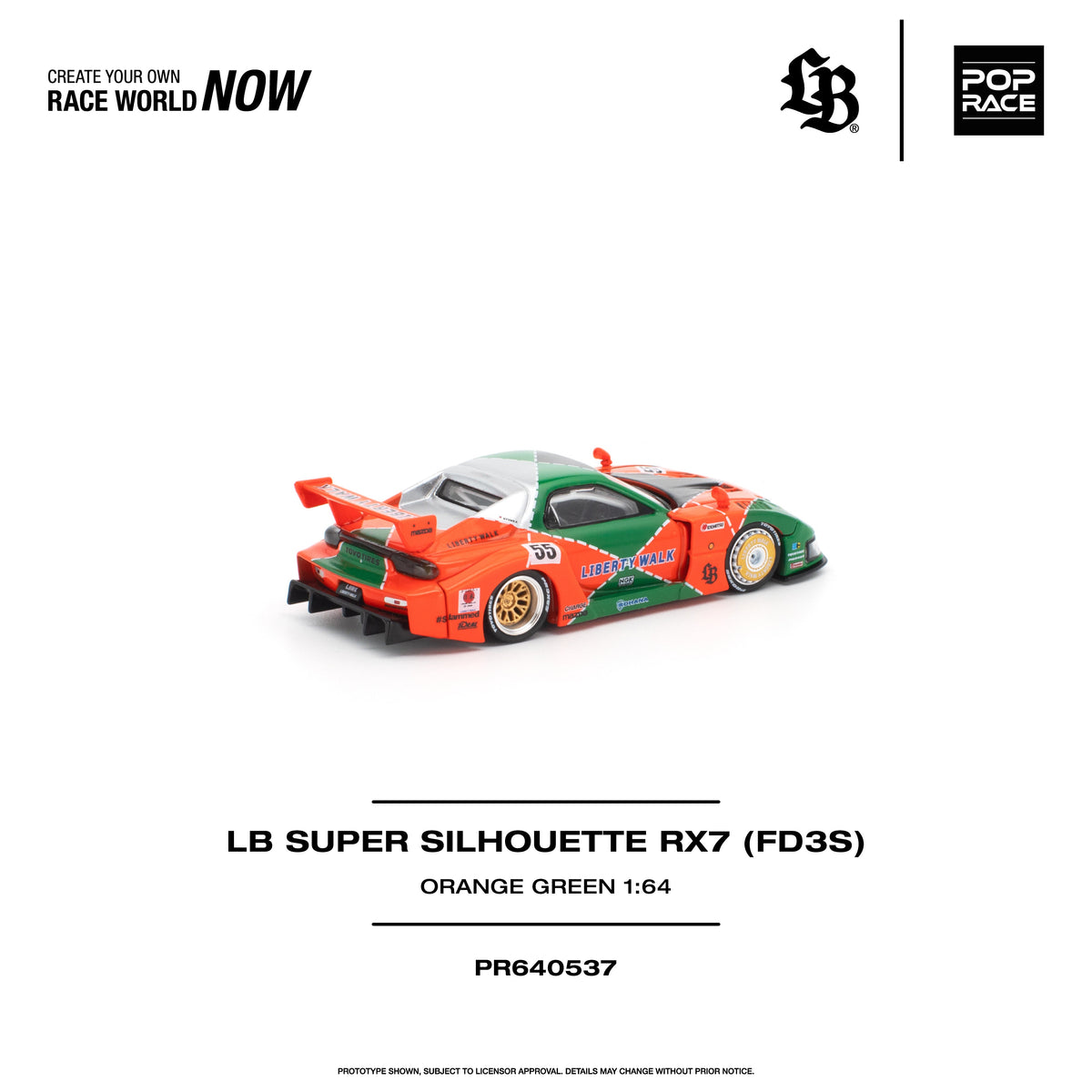 *PRE-ORDER* LB SUPER SILHOUETTE RX7 (FD3S), 1:64 Scale — image 5