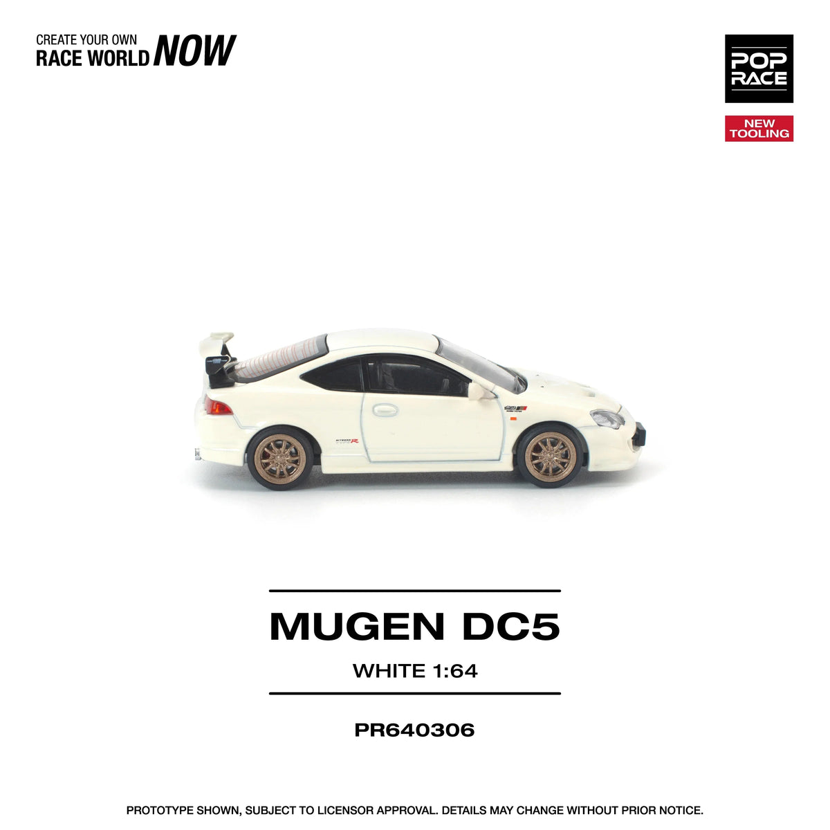 *PRE-ORDER* Honda DC5 Mugen New Tooling, 1:64 Scale (White) — image 5