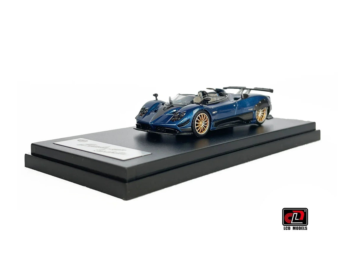 Pagani Zonda HP Barchetta, 1:64 Scale (Blue) — image 1
