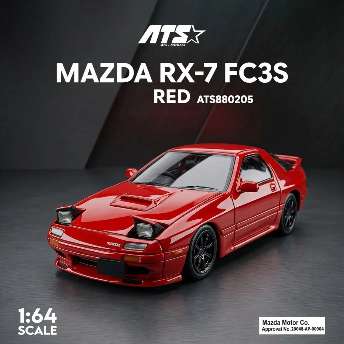 Mazda RX-7 FC3S, 1:64 Scale (Red) — image 1