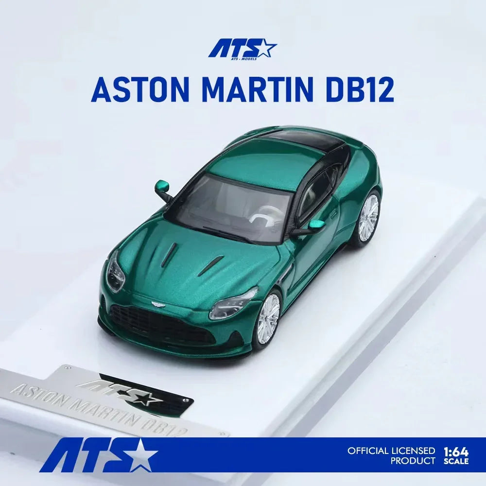 Aston Martin DB12, 1:64 Scale (Metallic Green) — image 1