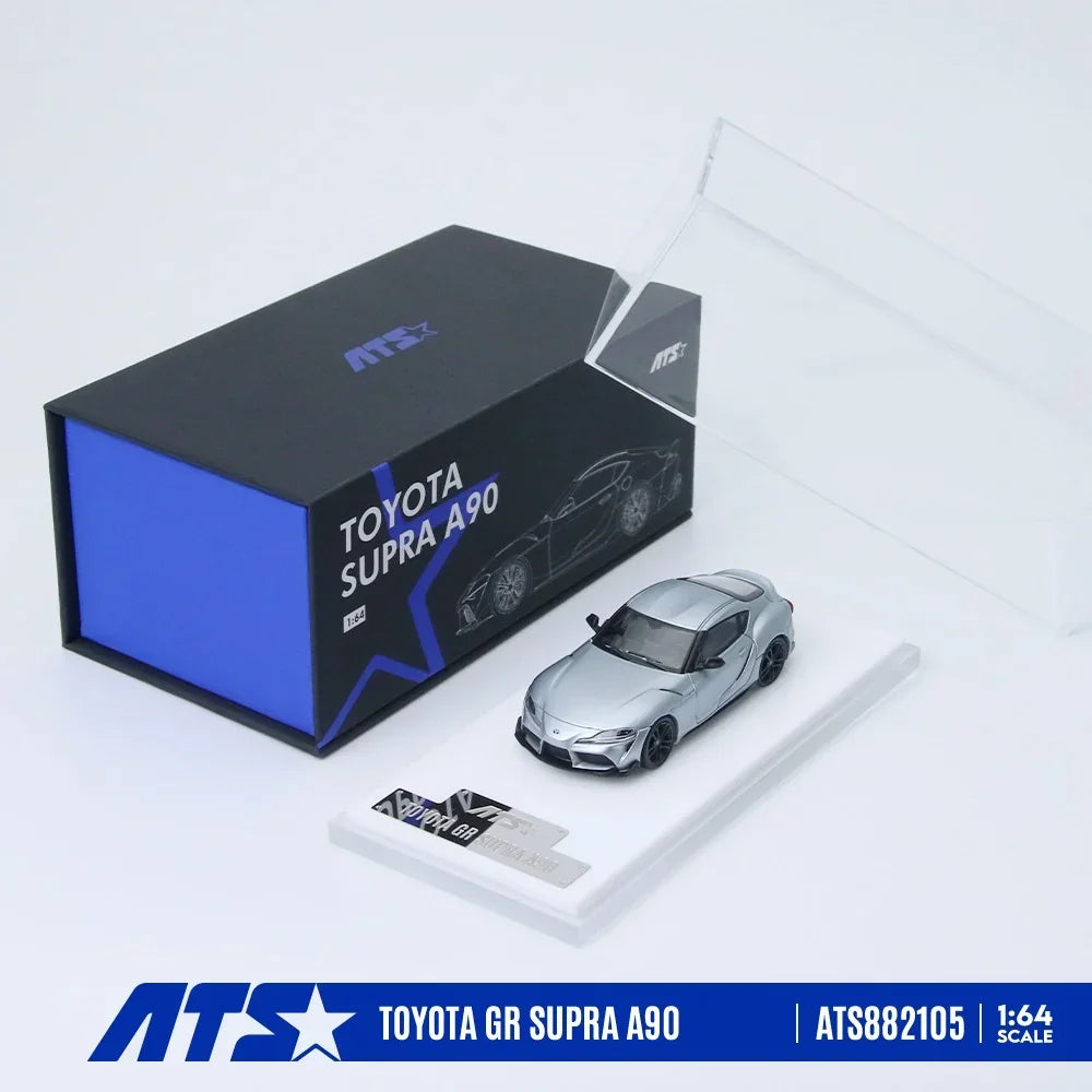 *PRE-ORDER* Toyota GR SUPRA A90 - Matte, 1:64 Scale (Silver Blue) — image 2